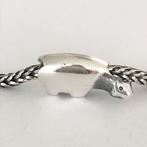 Authentic Trollbeads Retired PolarBear Bead New